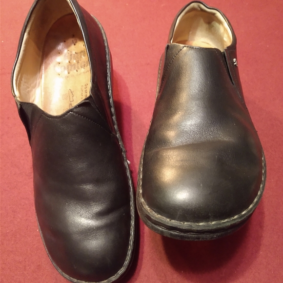 Finn Comfort Black Leather Slip On Shoes Men's 9 - Picture 2 of 10